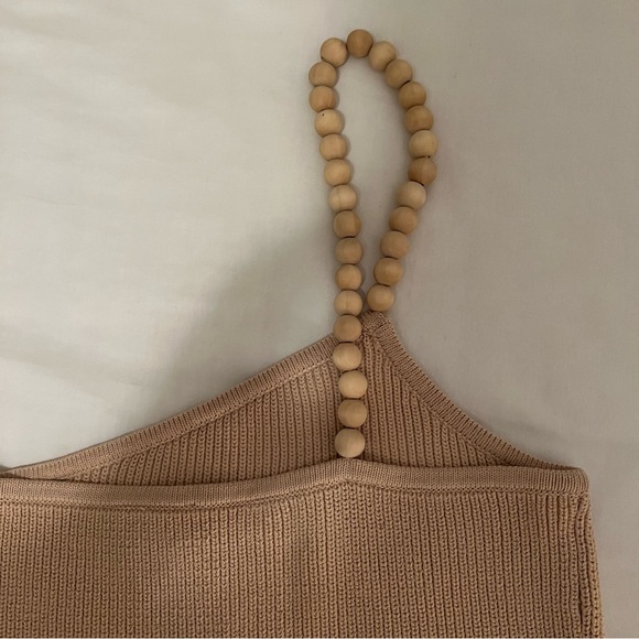 Zara Asymmetric Beaded Knit Top - Picture 8 of 9